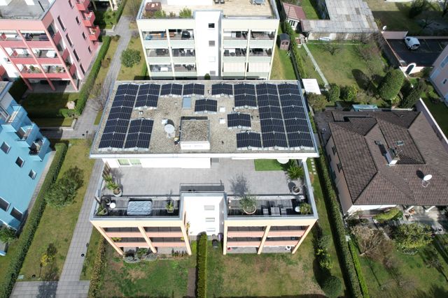 palazzo impianto fotovoltaico