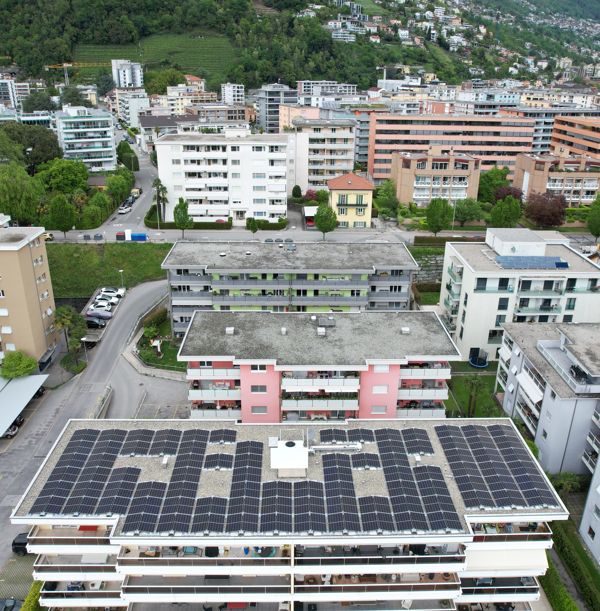 palazzo impianto fotovoltaico